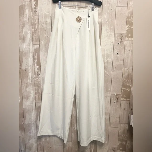 Commense Embellished High-Waist Wide-Leg Pants - Picture 6 of 11